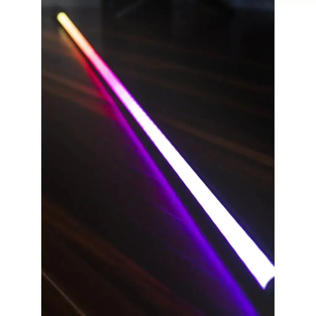 Lysrør 1,5m RGB Magic Color Stick sort