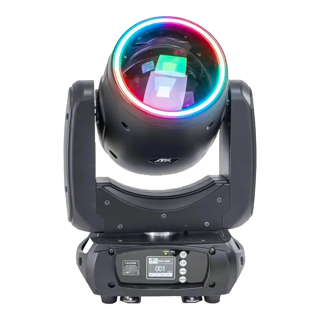 BEAM-100LED-MKII med dobbelt prime og lysring