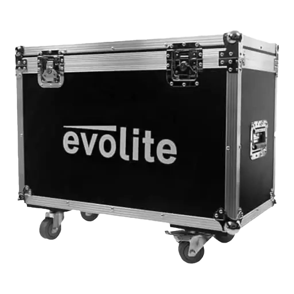 Flightcase til 2 Evolite Beam 7R