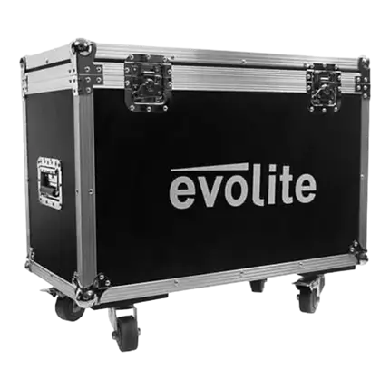 Flightcase til 2 Evolite Beam 7R