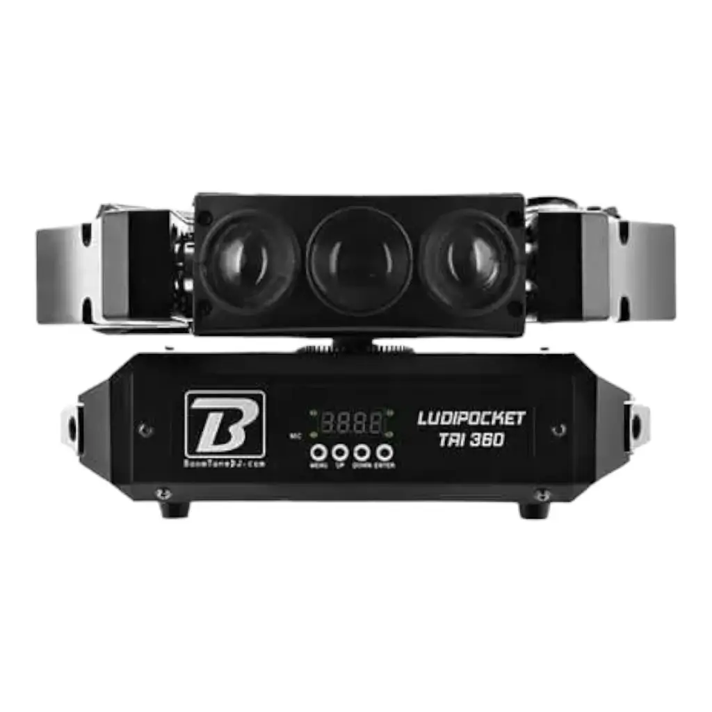 LED BoomTone DJ-effekter - LUDIPOCKET TRI 360