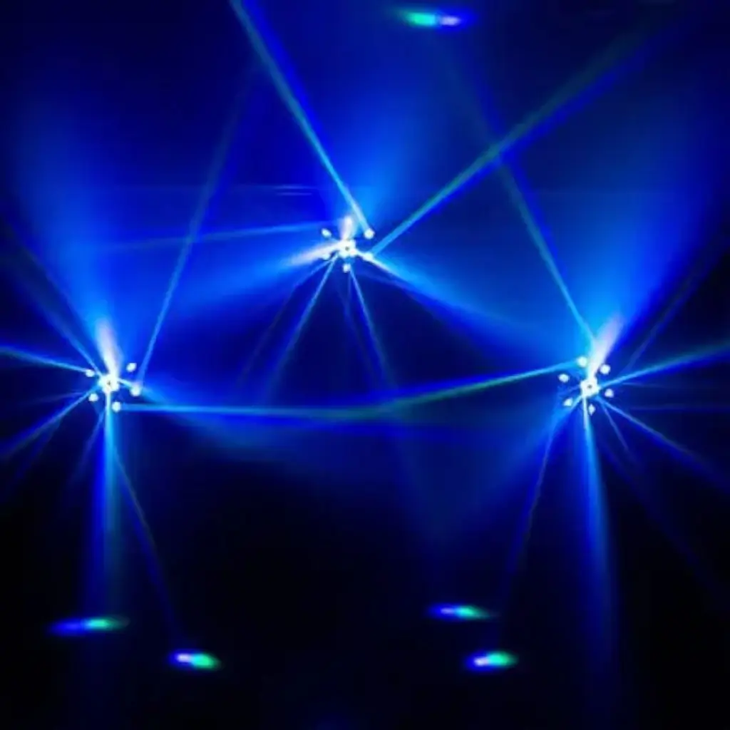 Mac Mah LED-effektlys sæt - MEGA UFO-LZR
