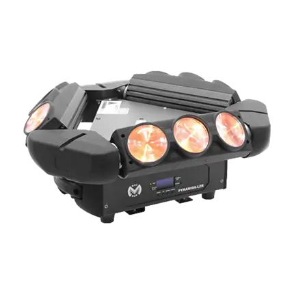 LED Beam RGB og Laser Mac Mah lyssæt - Pyramida-LZR