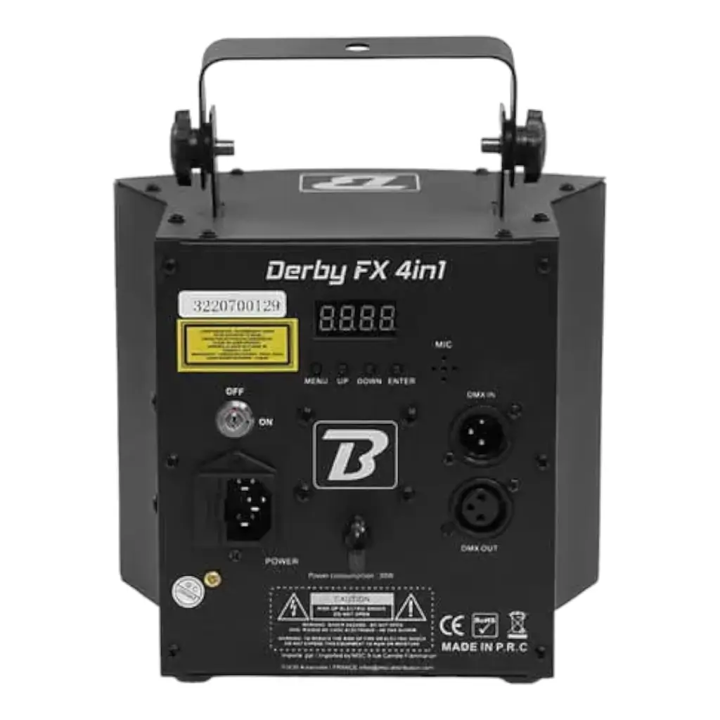 BoomTone DJ 4in1 LED-effekt lyssæt - DerbyFX 4in1