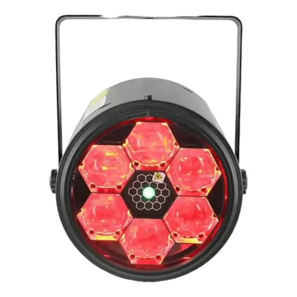 BoomTone DJ 2 i 1 LED-roterende og lasereffekt - BEE-FX LZR