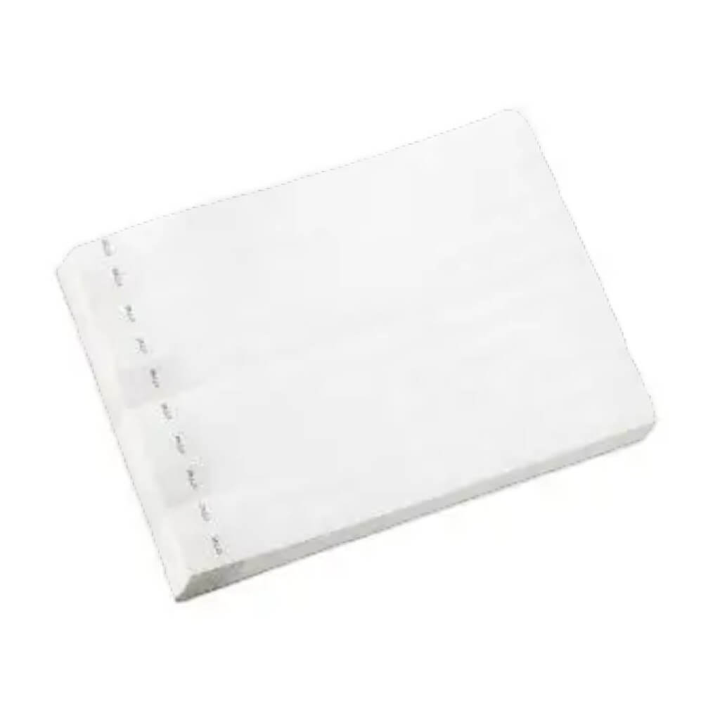 Tyvek® hvidt papirarmbånd uden mærkning
