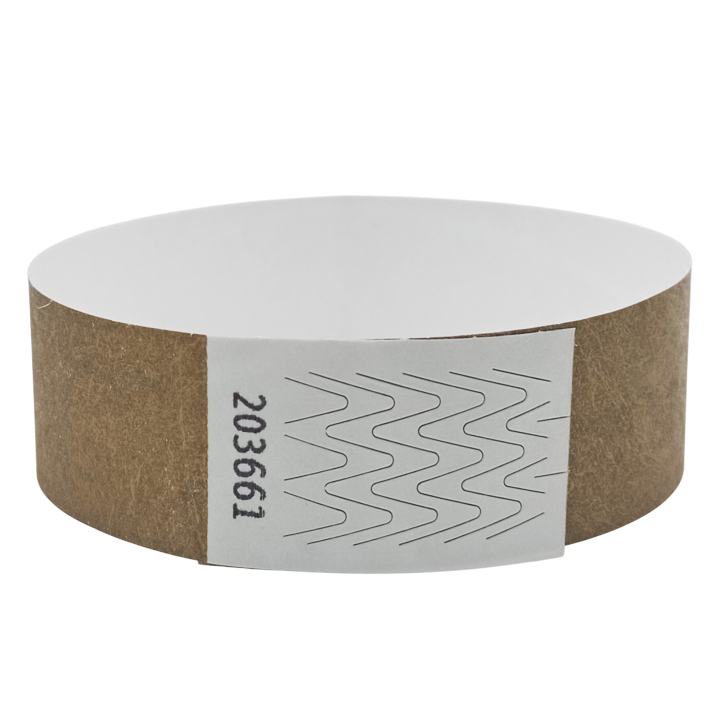 Tyvek® guld papirarmbånd uden markering