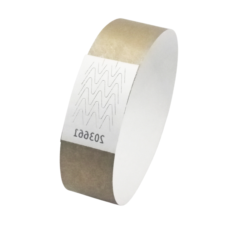 Tyvek® guld papirarmbånd uden markering