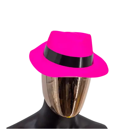 Tribly neon neon neon Mafia stil hat Pink