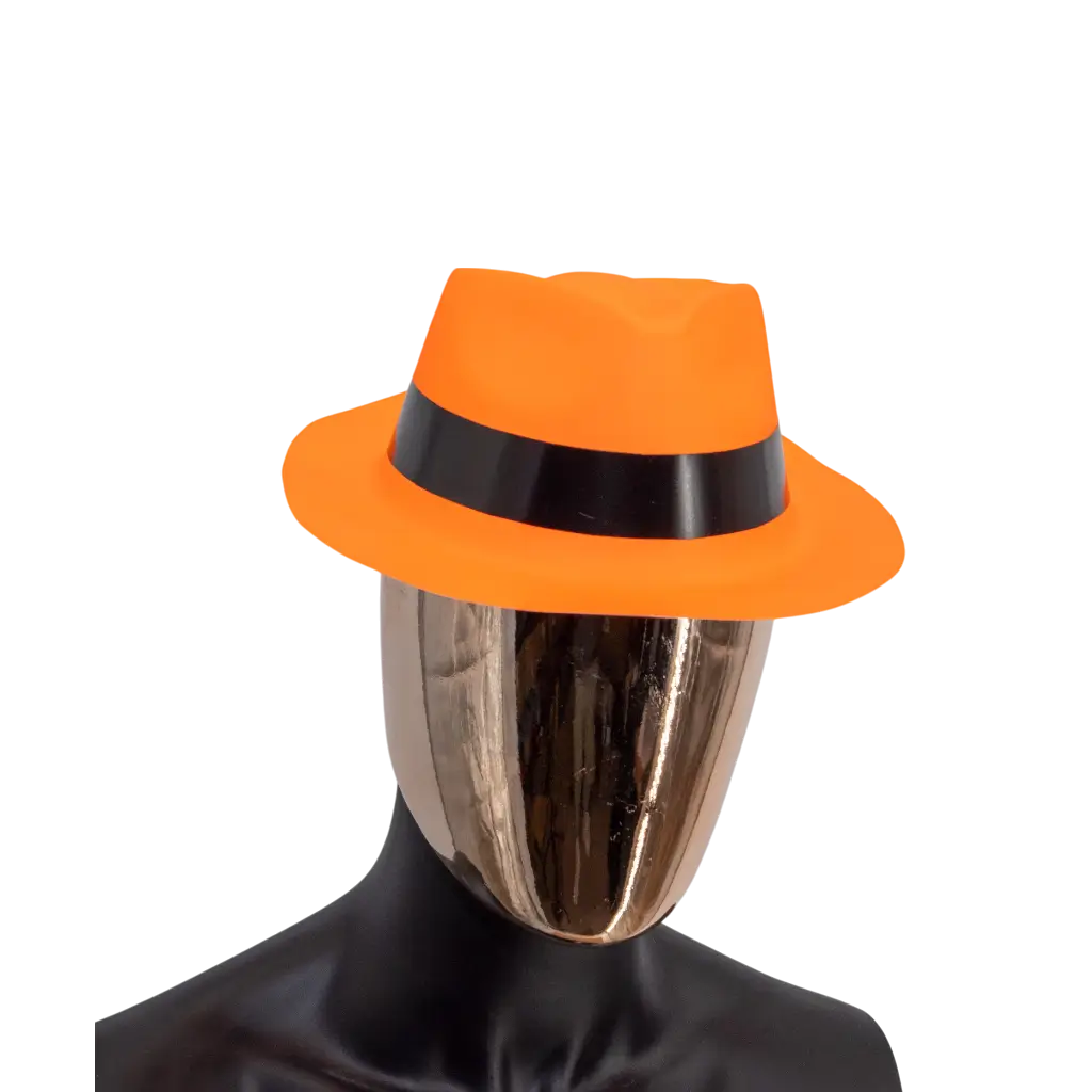 Tribly Mafioso stil hat neon orange