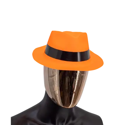Tribly Mafioso stil hat neon orange