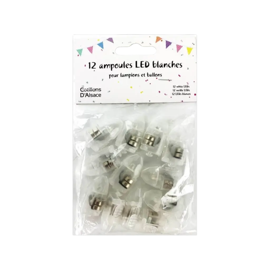 12 mini LED-pærer til lanterner eller balloner