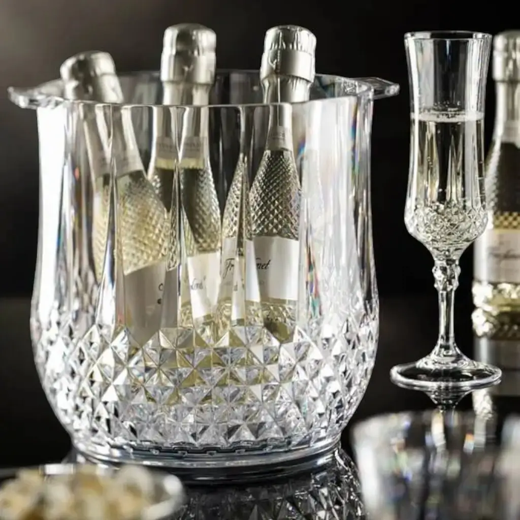 Vintage champagnevase i polykarbonat - 523,5 cl