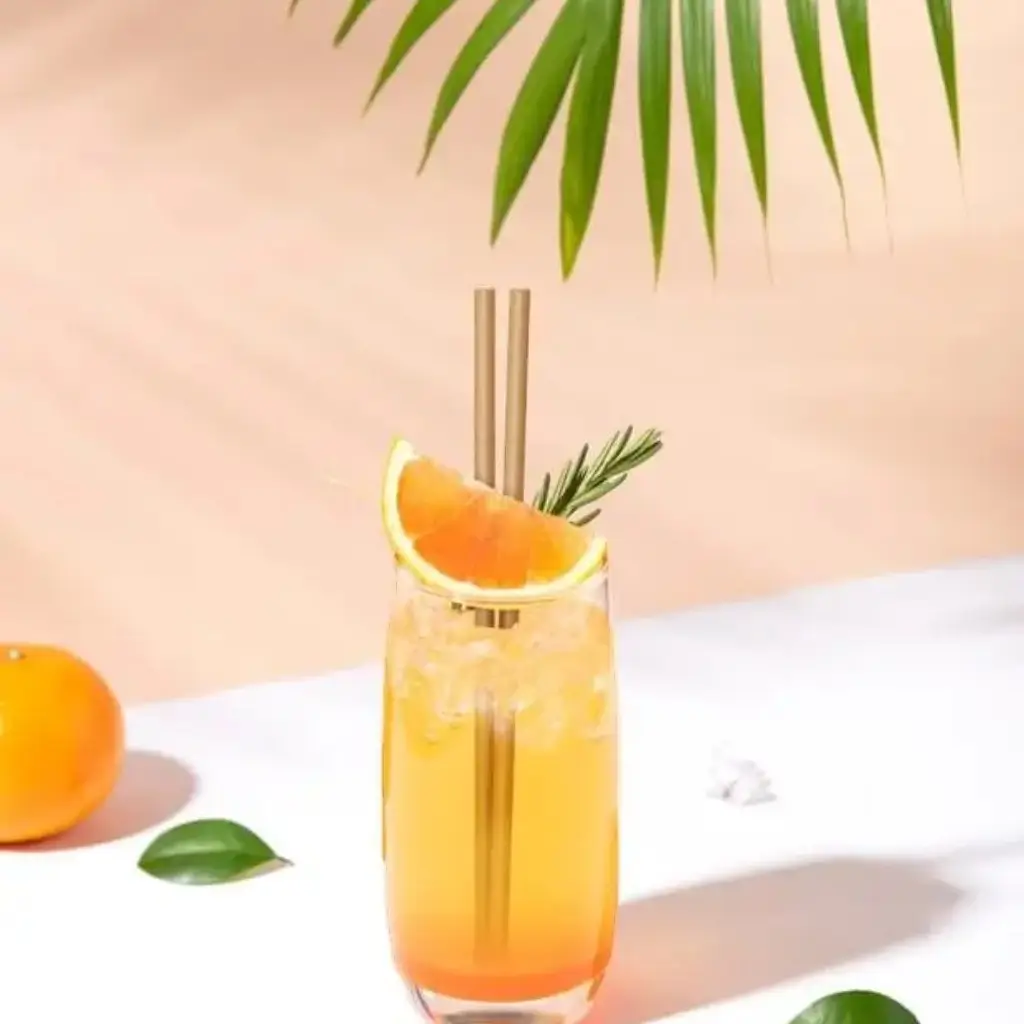 Halm 20cm ø6mm Biosourcet i sukkerrør - Æske med 30 stk