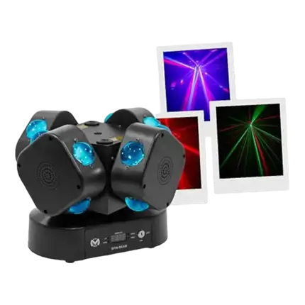 3 i 1 roterende lasermaskine - Mac Mah Spin Beam