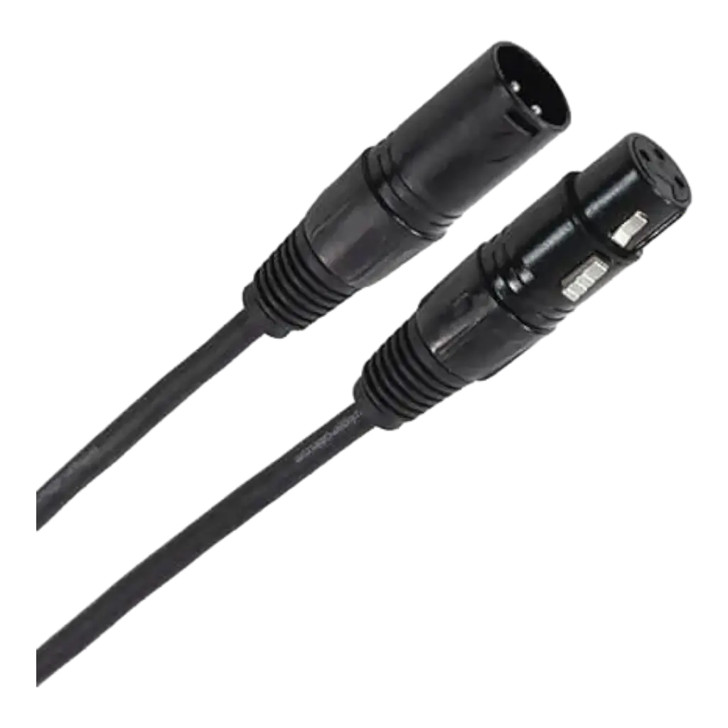 DMX-kabel XLR hun 3b - XLR han 3b 60 cm Easy - Plugger