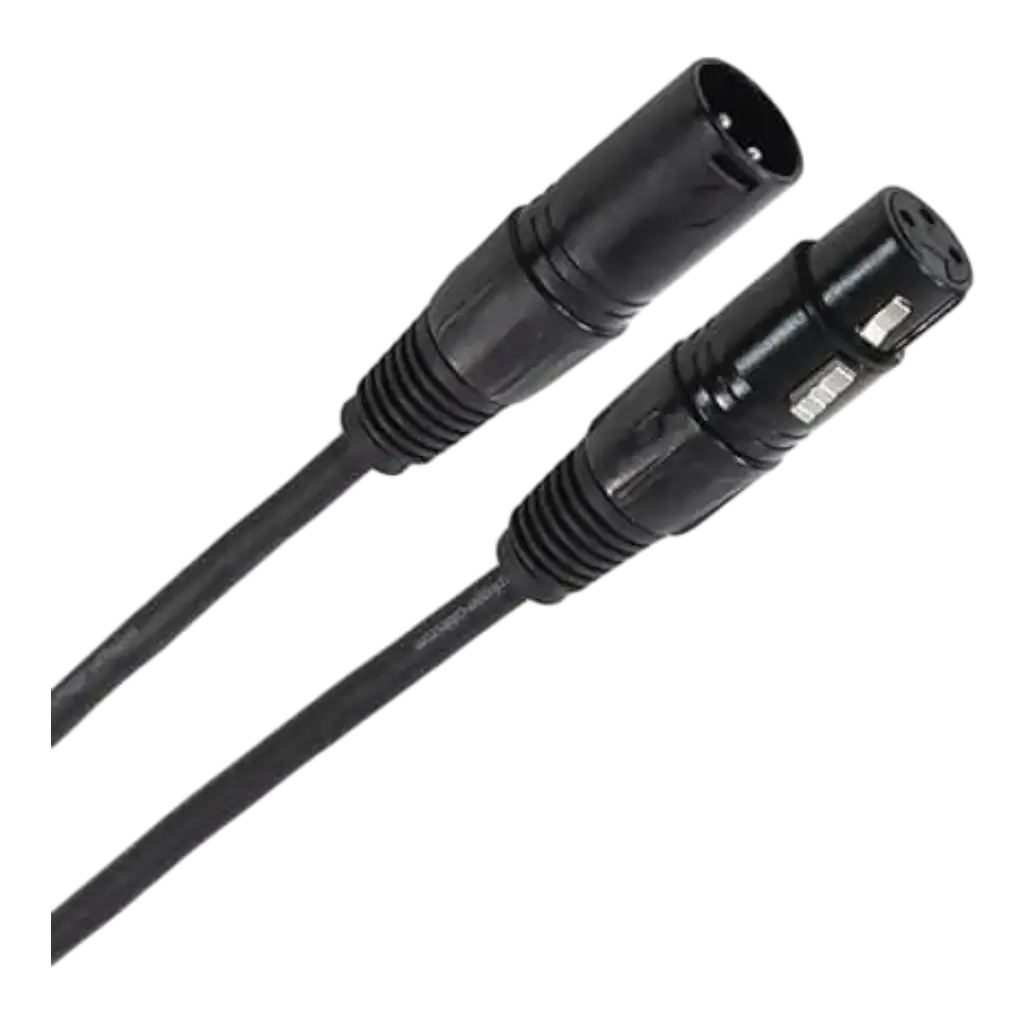 DMX-kabel XLR hun 3b - XLR han 3b 3m Easy - Plugger