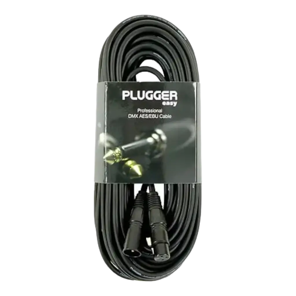 DMX-kabel XLR hun 3b - XLR han 3b 3m Easy - Plugger
