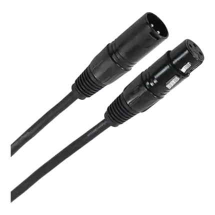 DMX-kabel XLR hun 3b - XLR han 3b 3m Easy - Plugger