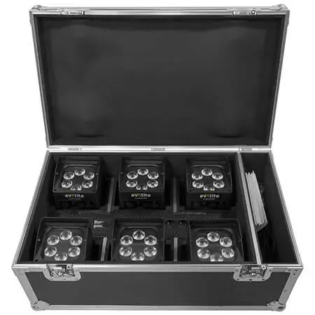 Evolite LED-projektører - IP-BOX 6X15W PACK - Sæt med 6 stk.