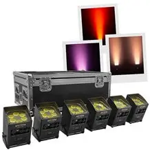 Evolite LED-projektører - IP-BOX 6X15W PACK - Sæt med 6 stk.