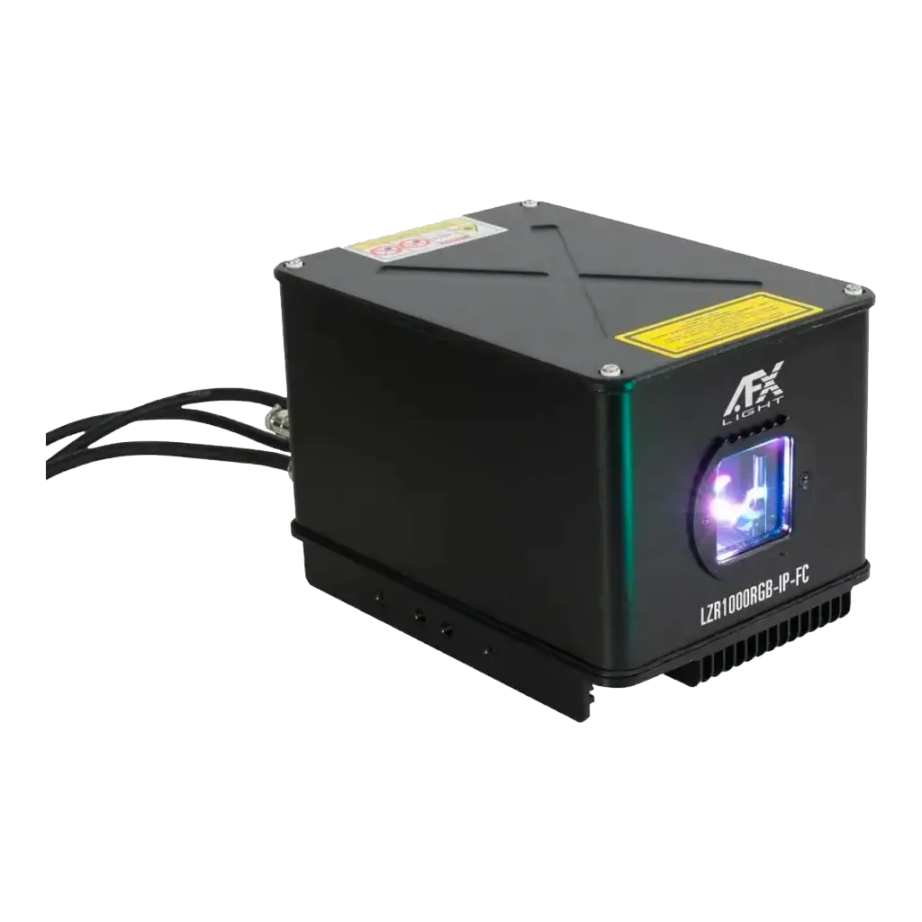 RGB-lasermaskine med flightcase LZR5000RGB-IP-FC