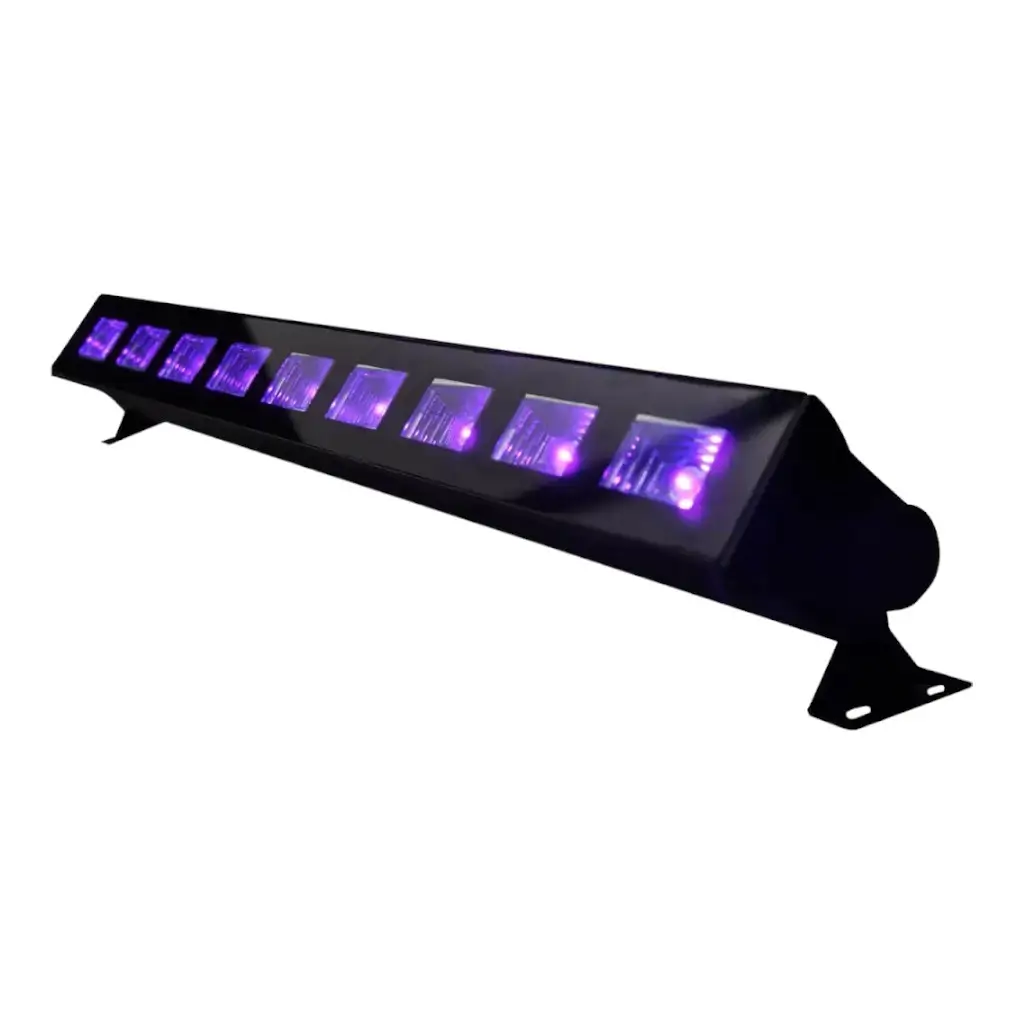 Ultraviolet LED-stang 9 x 3 W - LED-UVBAR