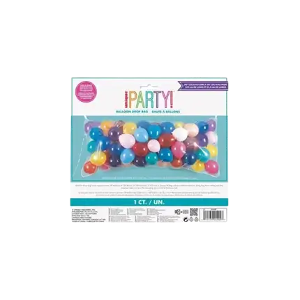 Ballonrende i plast 200x91cm (sælges uden balloner)