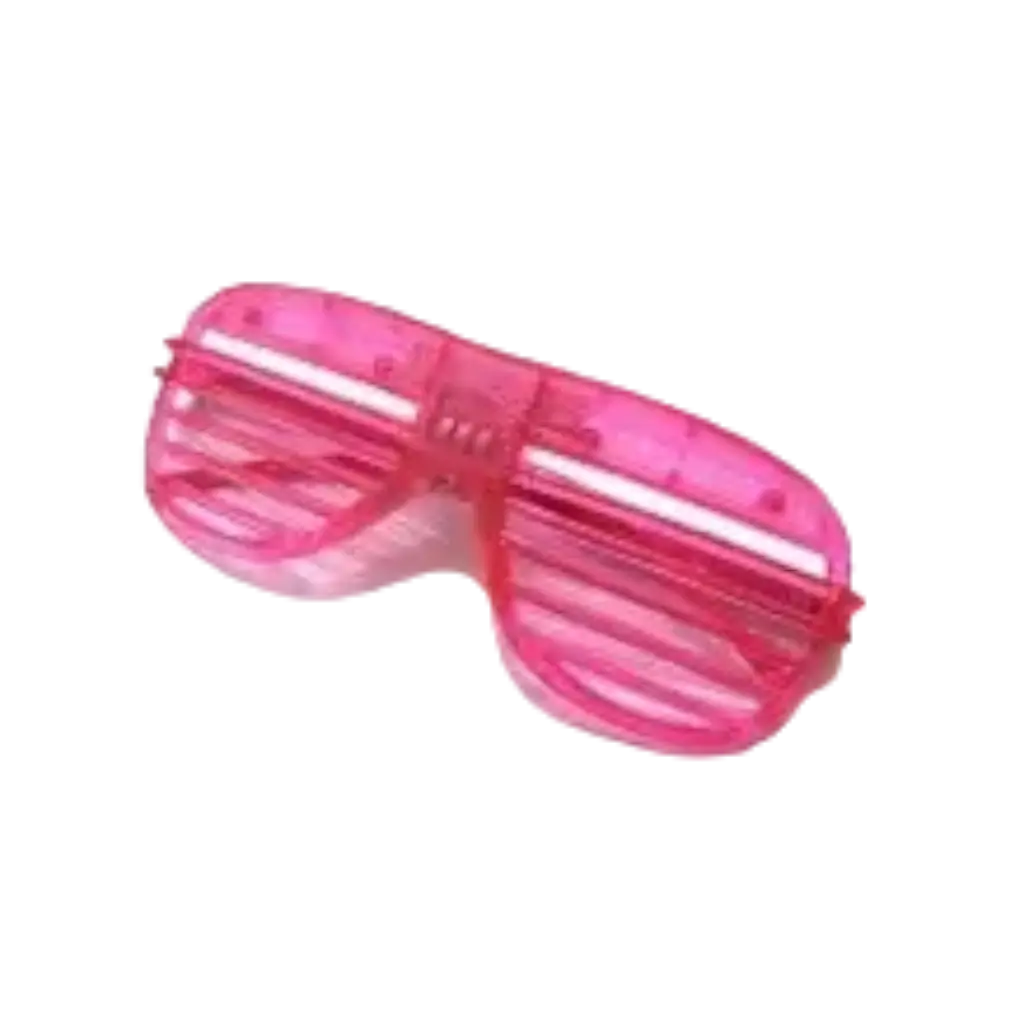 Solbriller med LED-baggrundsbelysning - pink