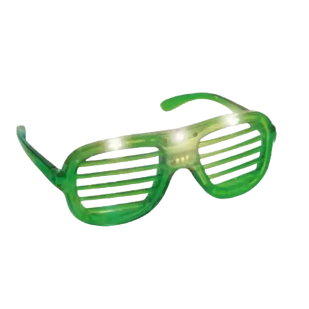 LED-baggrundsbelyst markisebrille - grøn