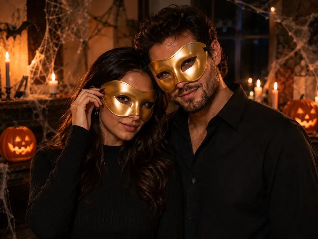 Venetiansk ulvemaske - guld