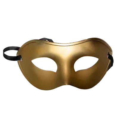 Venetiansk ulvemaske - guld