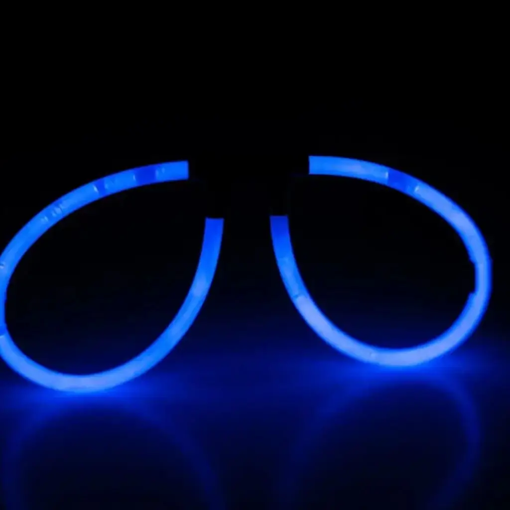 Blå fluobriller - sæt med 2 par