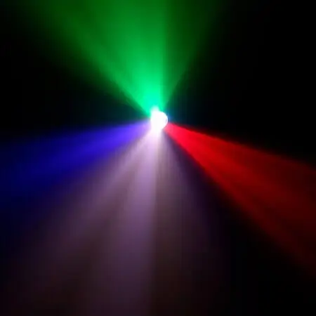 BoomTone DJ LED-rytmelys-sæt - flere stråler