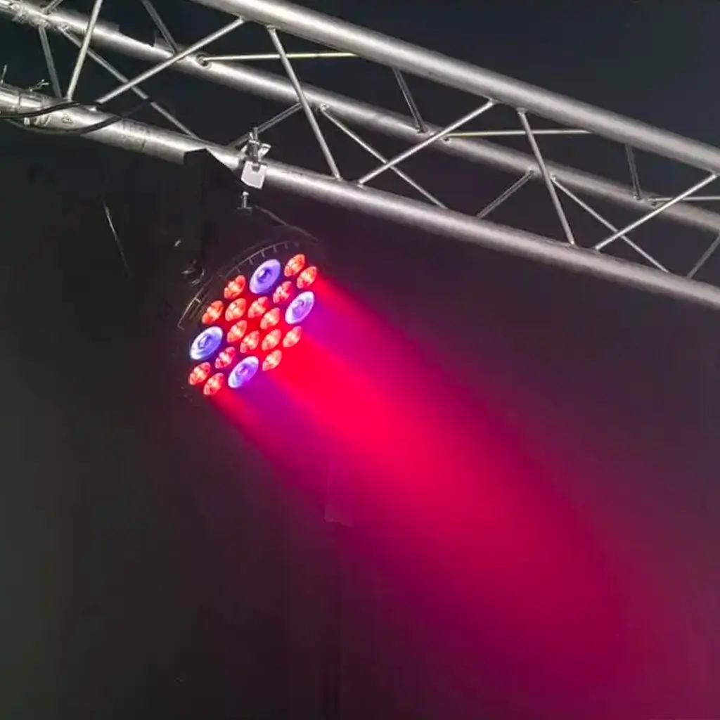 XXL LED RGBW og UV PAR projektør - BIGPAR-16RGBW4UV