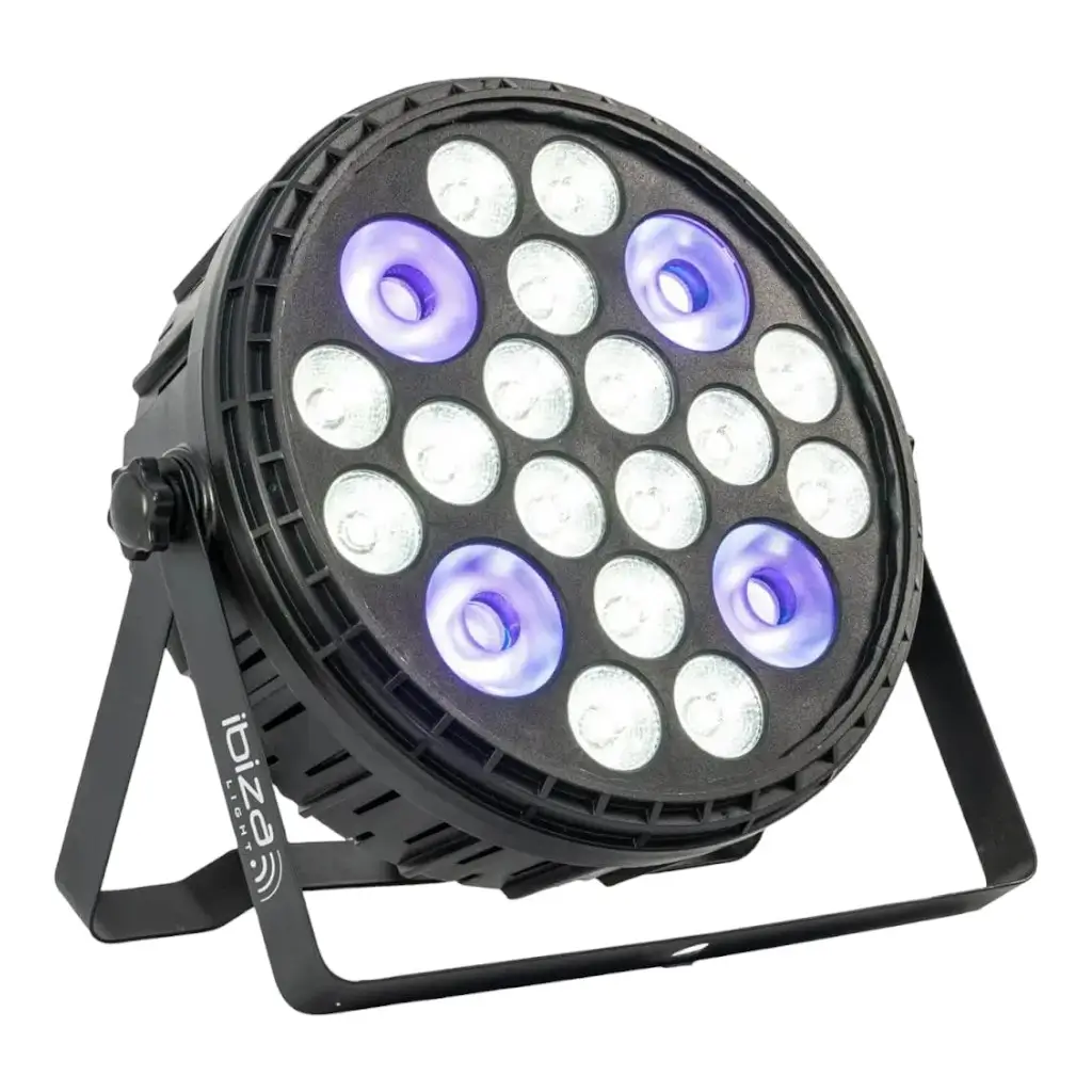 XXL LED RGBW og UV PAR projektør - BIGPAR-16RGBW4UV