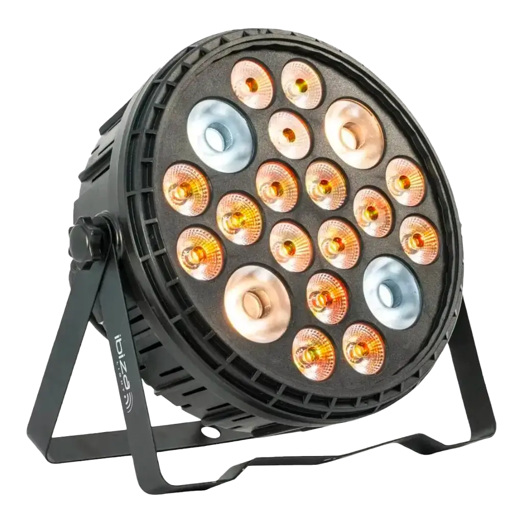 4-i-1 LED RGBW XXL PAR-projektør - BIGPAR-16RGBW4WWCW