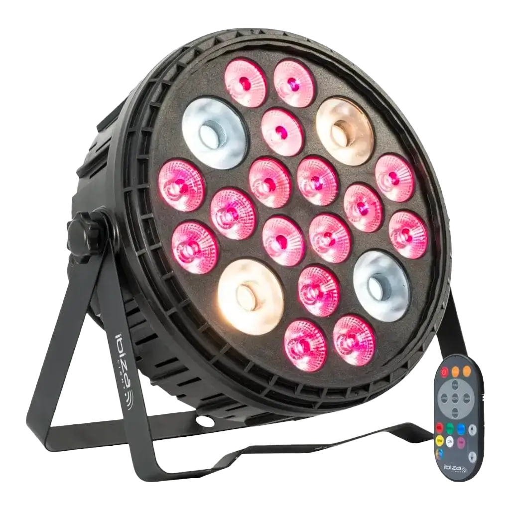 4-i-1 LED RGBW XXL PAR-projektør - BIGPAR-16RGBW4WWCW