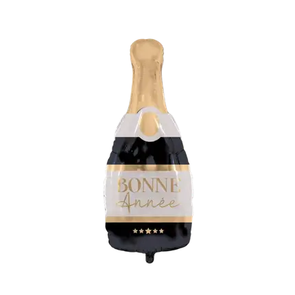 Metallisk Godt Nytår-kugle 86 cm