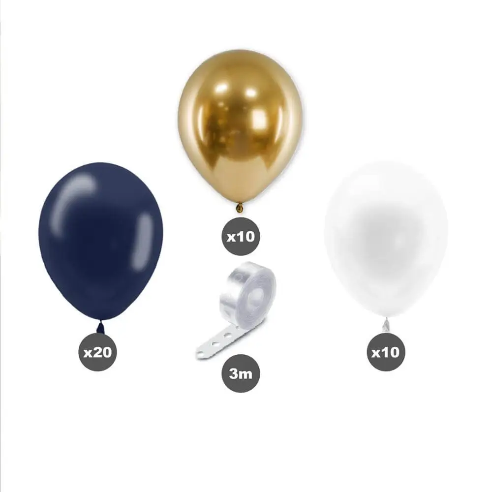 Ballonbuesæt til godt nytår - 40 balloner