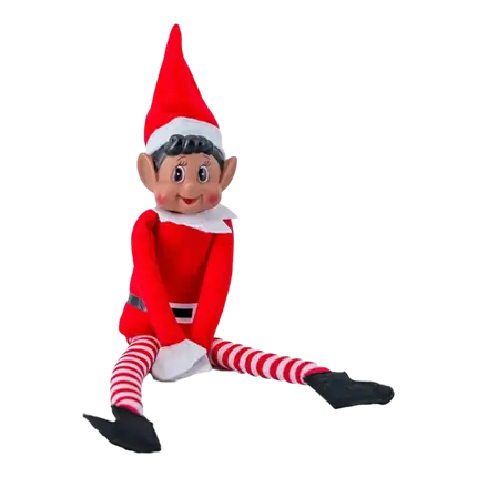 Prankster julenisse-dreng - asiatisk
