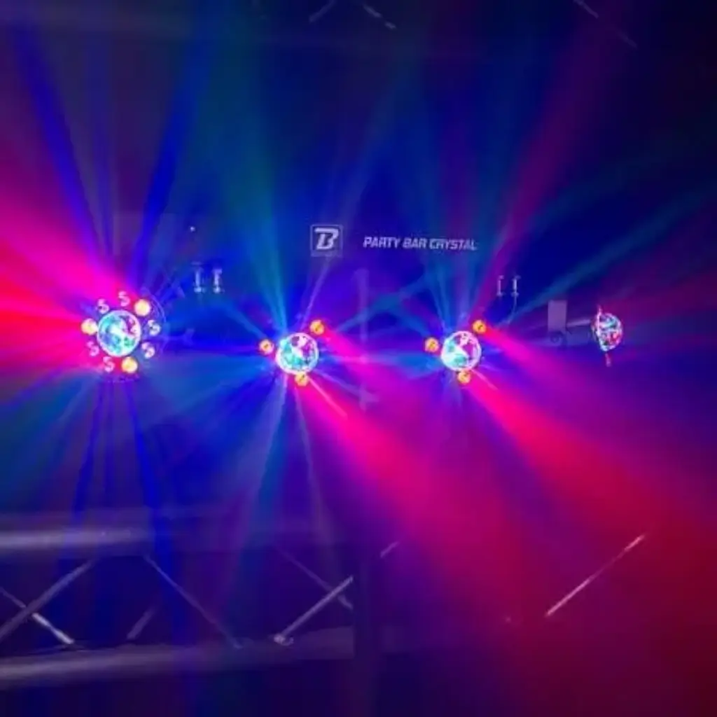 BoomTone DJ LED-effektbar - Party Bar Crystal MKII