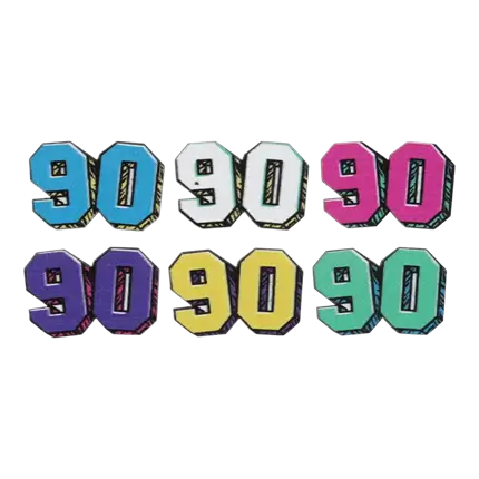 90'er Parsemer Deco - sæt med 12 stk.