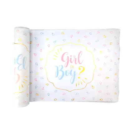 Gender Reveal Pige eller dreng ? 3 meter bordløber