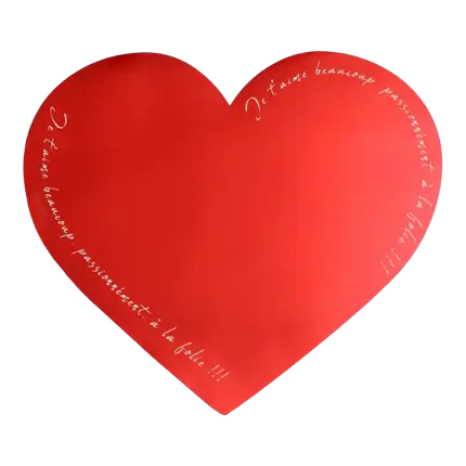 Saint Valentine dækkeserviet - sæt med 2