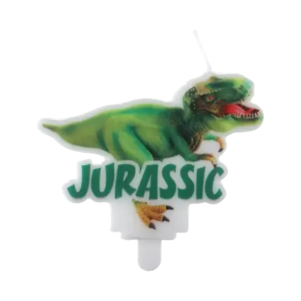 T Rex dinosaur stearinlys