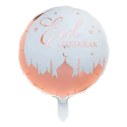 Eid Mubarak-ballon i aluminium