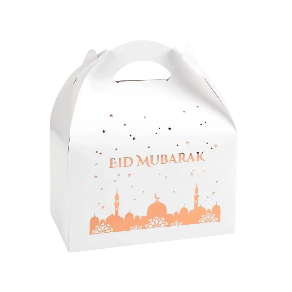 Eid Mubarak-kagedåse - sæt med 4 stk.