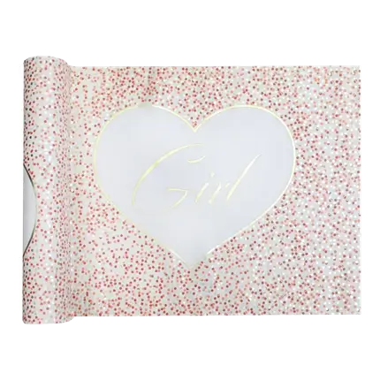 Girl & Boy Rose bordløber - 3 meter