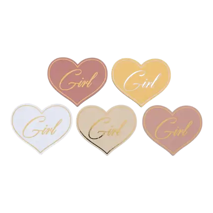 Bordpynt - pige og dreng - sæt med 10 stk.